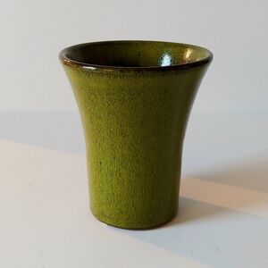 Vase Pottery Green Home Decor